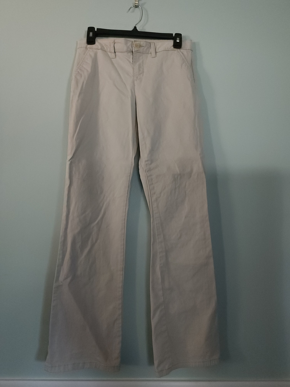 Faded Glory Girls Straight Leg Chinos - Light Cream